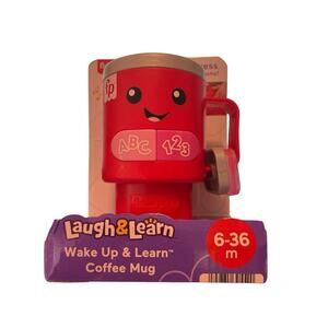 Fisher-Price Laugh and Learn Wake Up Coffee Mug Pink Baby Stanley Cup